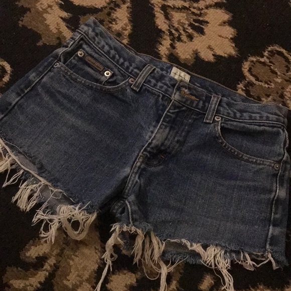 Calvin Klein Pants - EUC Calvin Klein Sz 1 high waisted denim shorts